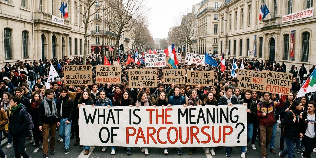 What does “Parcoursup” really stand for in France?